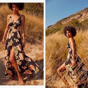 Christy Dawn Sarita Dress - black floral print